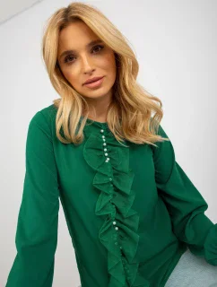 Blúzka LK BZ 506673.36 tmavo zelená