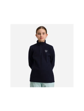 ROSSIGNOL Dievčenská mikina 1/2 Zip Fleece Navy Blue
