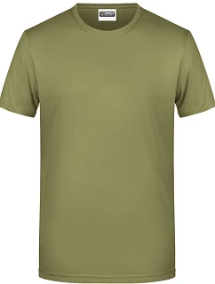 Daiber 8008 Pánske tričko z bio bavlny 02.8008 khaki