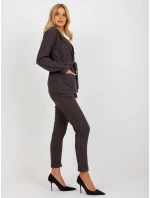Dámska bunda LK MA 507802.22 tmavo šedá - FPrice