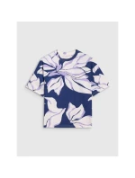 Dámske tričko oversize s potlačou 4F 4FRSS25TTSHF2692-91A