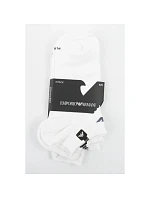Emporio Armani Calza Ponožky na nohy bavlnené biele pohodlné 3-pack Emporio Armani Calza Ponožky na nohy bavlnené biele pohodlné 3-pack