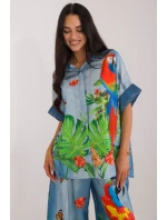 Košeľa s krátkym rukávom model 198371 Taliansko Moda