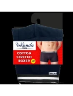 Dvojité balenie bavlnených boxeriek COTTON STRETCH BOXER 2x - BELLINDA - čierne Dvojité balenie bavlnených boxeriek COTTON STRETCH BOXER 2x - BELLINDA - čierne