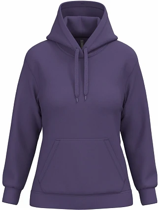 Kariban K 473 Dámska mikina s kapucňou 20.K473 fialová