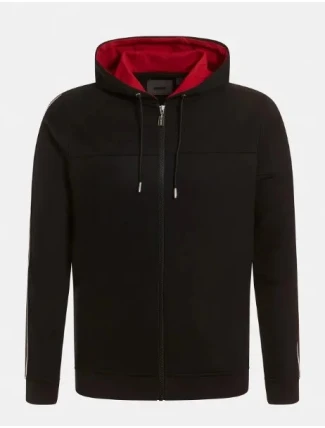 Pánska mikina Z2BQ05KBCN2 JBLK čierna - Guess Pánska mikina Z2BQ05KBCN2 JBLK čierna - Guess