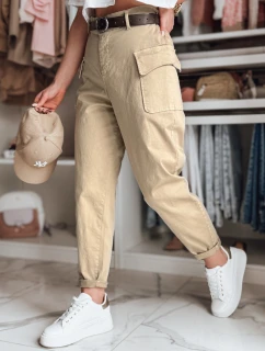 Dámske cargo nohavice GOTRENDI béžové FashionStreet UY2525