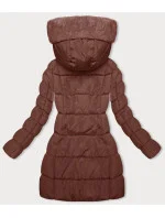 Tehlová zimná bunda s kapucňou (2M-231)