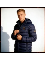 Geografické Nórsko Pánska AMIGOBADGE LONG HOOD DB NAVY MEN 233 NAVY (WY8852H/GN-MARINE)