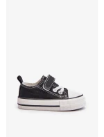 Detské plátenné tenisky Black Daloma