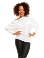 Sveter s netopierími rukávmi model 84277 PeeKaBoo