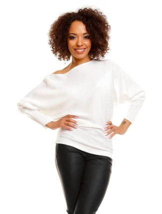 Sveter s netopierími rukávmi model 84277 PeeKaBoo