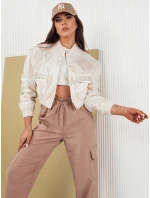 Dámska béžová bomber bunda SERRO s FashionStreet TY4298