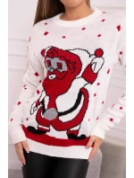 Sveter s Otcom Vianoc ecru Sveter s Otcom Vianoc ecru