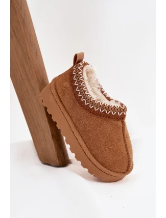 Śniegowce Dziecięce Z Haftem Camel Prina