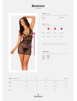 Jemná košieľka Bowessa chemise - Obsessive