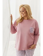 Pyžamo Taro 3656 Agnessa s dlhými rukávmi 4XL–6XL Z26
