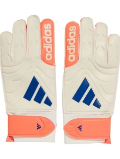 Adidas Copa Glove Club brankárske rukavice bielo-oranžové JN5339