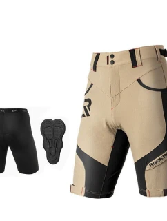 Pánske cyklistické šortky Rockbros 2v1 XL