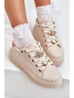 Dámske tenisky s krúžkami Beige Grelesi Dámske tenisky s krúžkami Beige Grelesi
