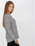 Blúzka D73771M10971AEN čiernobiela