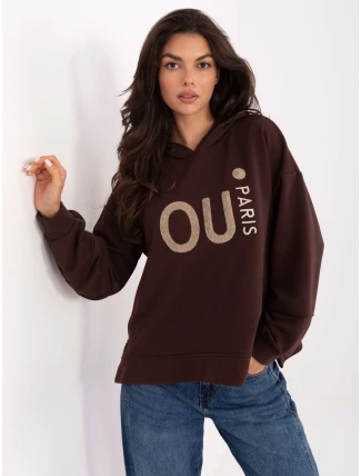 IT BL mikina H2314.26 tmavohnedá IT BL mikina H2314.26 tmavohnedá