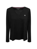 Dámske tričko s dlhým rukávom UW0UW01981-BEH - Tommy Hilfiger Dámske tričko s dlhým rukávom UW0UW01981-BEH - Tommy Hilfiger