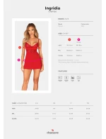 Elegantná košieľka Ingridia chemise - Obsessive