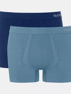 Pánske boxerky GO Smooth Short C2P - UNKNOWN - modré V003 - SLOGGI