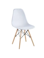 ŠKANDINÁVSKE STOLIČKY MATRACE BIELE SADA 2 KS