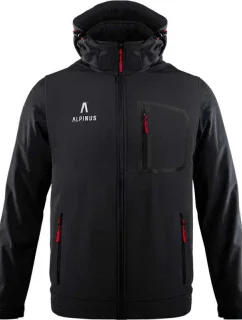 Alpinus Stenshuvud softshellová bunda čierna BR43371 pánska