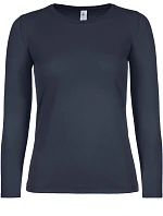 B&C #E150 LSL /women Dámske tričko s dlhým rukávom 01.006T tmavomodré B&C #E150 LSL /women Dámske tričko s dlhým rukávom 01.006T tmavomodré
