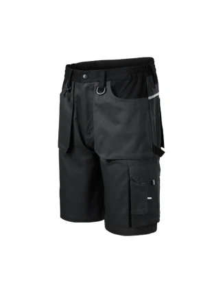 Woody pracovné šortky pánske ebony gray