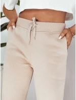 Dámske krémové tepláky VELARA FashionStreet UY2018