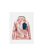Dámska mikina PEAK PERFORMANCE W Freelight Aop Polartec Alpha Hood, ružová farba Dámska mikina PEAK PERFORMANCE W Freelight Aop Polartec Alpha Hood, ružová farba
