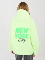 Mikina MJ BL H2587.82 fluo zelená Mikina MJ BL H2587.82 fluo zelená