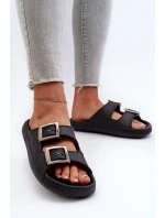Lekkie Klapki Damskie ZAXY LL285088 Czarne