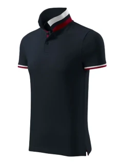 Polokošeľa Collar Up dark navy
