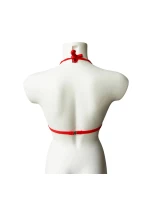 Push-Up vrchný diel plaviek BA122 Červená - Selmark