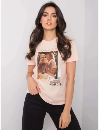 Dámske tričko PM TS SS20RX208.10 lososová - FPrice