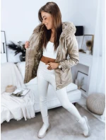 Dámska bunda MEGI beige FashionStreet TY3304