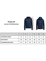 Tenson TXlite Hoodie Zip Men Pánska mikina s kapucňou 84.7403 tmavomodrá Tenson TXlite Hoodie Zip Men Pánska mikina s kapucňou 84.7403 tmavomodrá