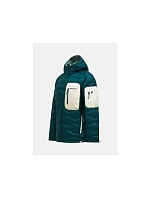 Pánska péřová bunda PEAK PERFORMANCE M Helium Utility Down Hood Jacket, zelená farba Pánska péřová bunda PEAK PERFORMANCE M Helium Utility Down Hood Jacket, zelená farba