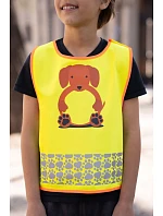Korntex FUN Detská bezpečnostná vesta 76.FUNY hi vis yellow/lion Korntex FUN Detská bezpečnostná vesta 76.FUNY hi vis yellow/lion