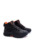 Męskie Buty Trekkingowe Ocieplane Cross Jeans KK1R4018C Czarne