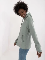 Mikina D20005M02627B1 pistáciová