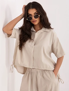 IT KS košeľa FL10320.12 béžová