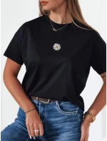 Dámske tričko FLORTA black FashionStreet RY2558