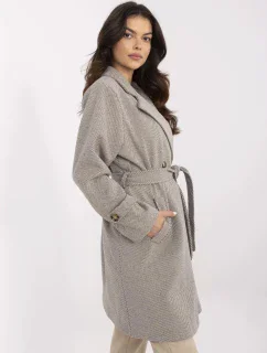 Kabát MO EN 5209.87 sivo-béžový