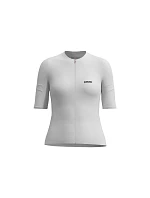 Cyklistické tričko POC W's Cadence Jersey, biele